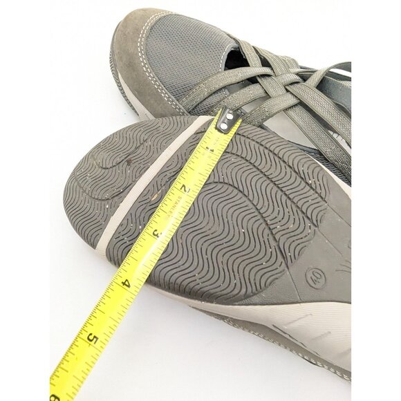 Dansko Shoes Women's Sz EU 40 US 9.5-10 Hilde Gray Suede Comfort Cross Strap - Picture 3 of 11